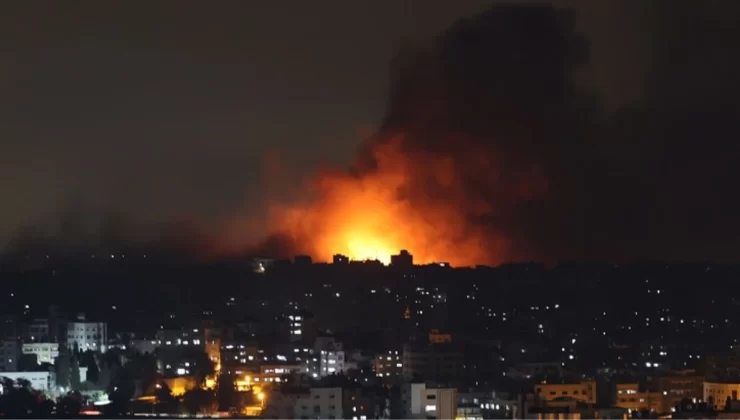 İsrail’Den Gazze’Ye Hava Bombardımanı! Gece Boyunca Vurdukları Evlerde 24 Kişi Hayatını Kaybetti