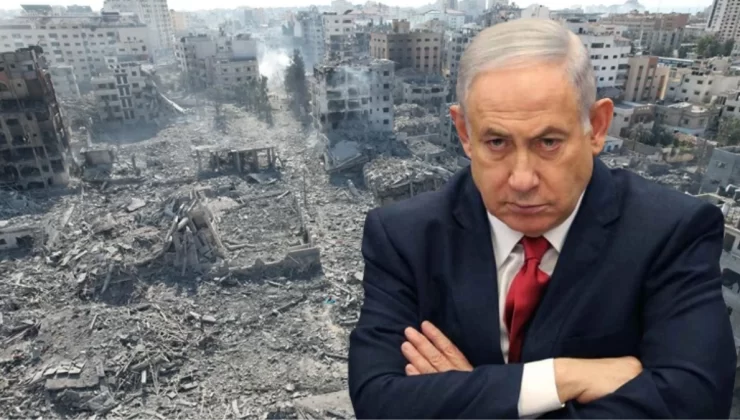 Netanyahu, Gazze’Yi Yerle Bir Ettikleri Anları Bu Notla Paylaştı: Tüm Gücümüzle Devam Edelim