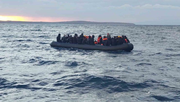 Ayvalık’ta 47 Göçmen Sahil Güvenlik’ten Kaçamadı