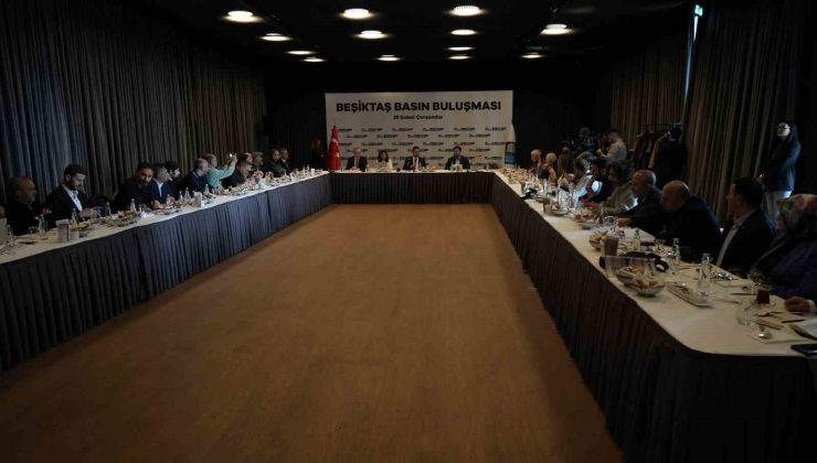Beşiktaş Belediye Başkanı Akpolat basın mensuplarıyla bir araya geldi