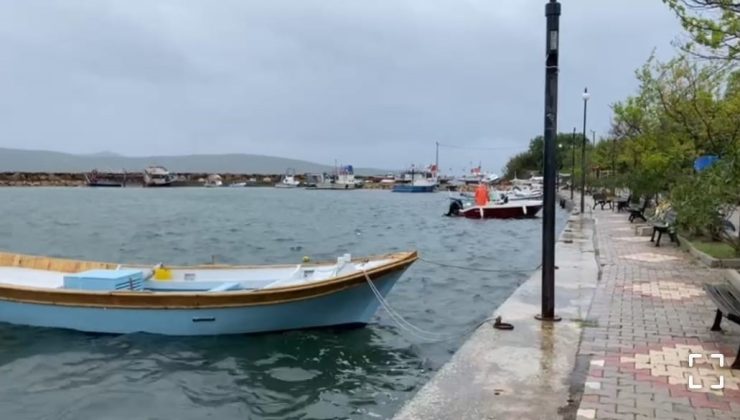 Paşalimanı adasında yağmur etkili oldu