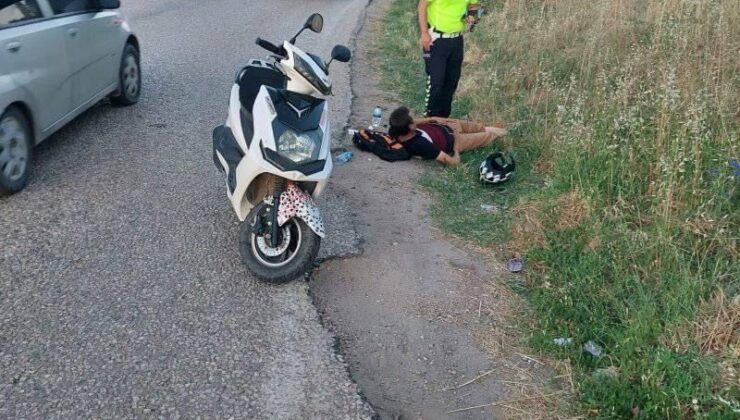 Erdek’te motosiklet kazası: 1 yaralı