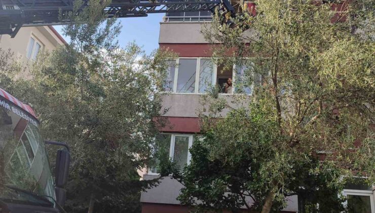 Ocakta unutulan yemek paniğe sebep oldu